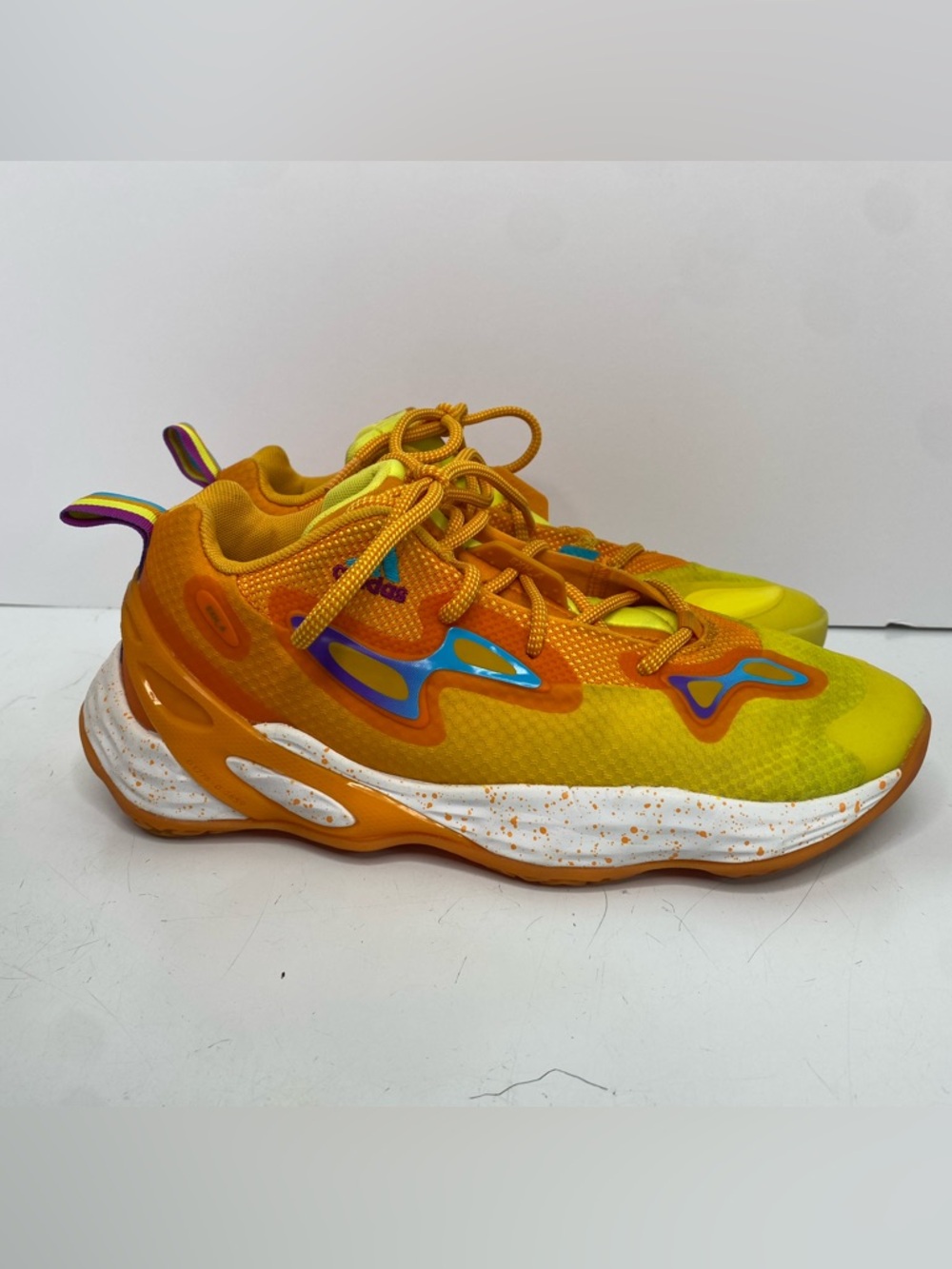 Adidas Exhibit A Womens Candace Parker Tennessee Orange/Yellow Sneakers Sz 8.5
